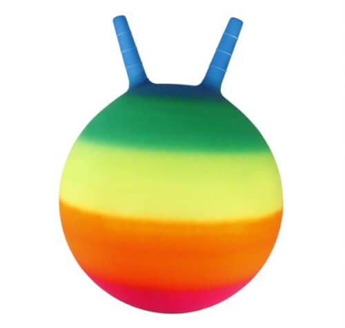 Outdoor active Sprungball Regenbogen, # 35 cm