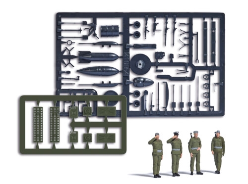 Busch 1936 H0 4 NVA Soldaten stehend