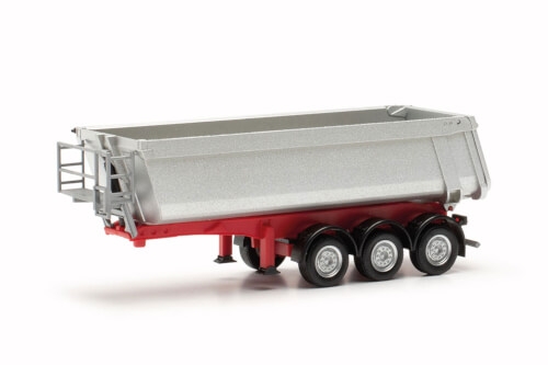Herpa 077026-002 Schmitz Kippauflieger, silber