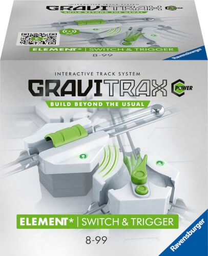 Ravensburger GraviTrax POWER Elemente Switch&Trigger. Elektronisches Zubehör für Kugelbahnen, Konstr