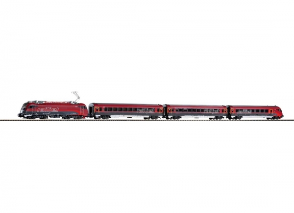 Piko 58132 ~Zugset Railjet Rh 1216 + 3 Wagen ÖBB