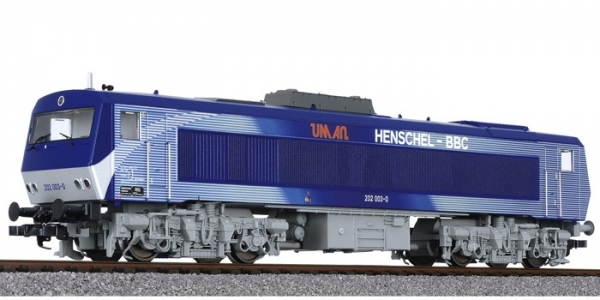 Liliput L132054 Henschel-BBC DE2500, UmAn- Sonderlackierung, Epoche IV DC