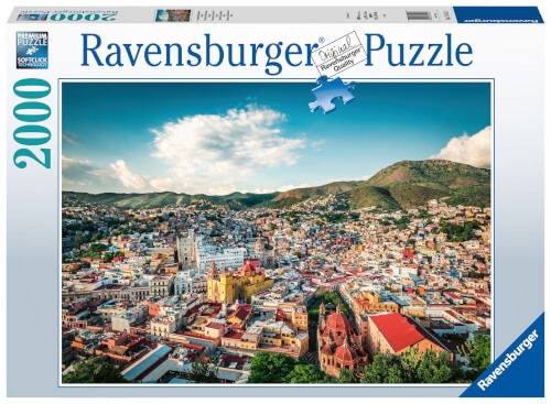 Ravensburger Puzzle 17442 Kolonialstadt Guanajuato in Mexiko - 2000 Teile Puzzle für Erwachsene und