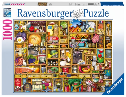 Ravensburger 19298 Puzzle Kurioses Küchenregal 1000 Teile