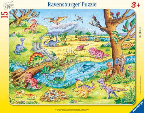Ravensburger 05633 Puzzle Die kleinen Dinosaurier 12 Teile