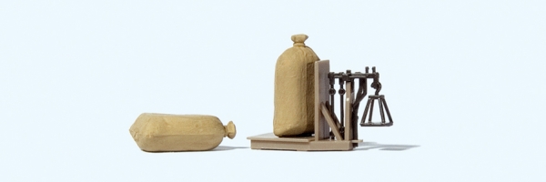 Preiser 17713 Getreidewaage, 2 Säcke