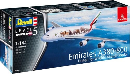 Revell 03882 Airbus A380-800 Emirates Wild L 1:144