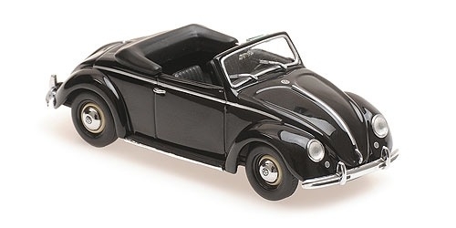 Minichamps 940052130 VOLKSWAGEN HEBMÜLLER-CABRIOLET  1950  BLACK