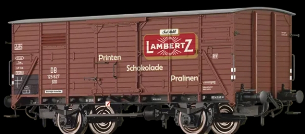 Brawa 49867 Gedeckter Güterwagen G10 “Lambertz“ DB
