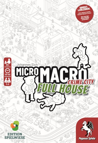 Pegasus Spiele 59061G MicroMacro: Crime City 2  Full House (Edition Spielwiese)
