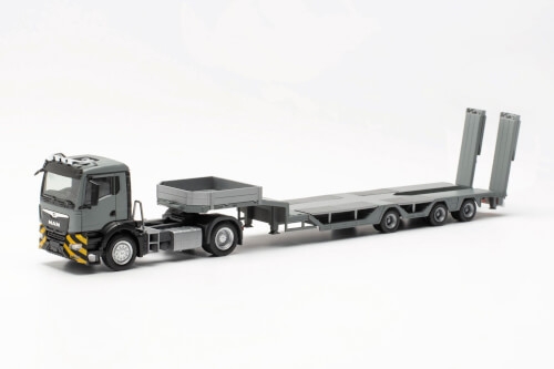 Herpa 316194 MAN TGS NN 4x4 Allrou-Sz, grau
