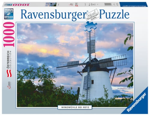 Ravensburger Puzzle 17175 - Windmühle bei Retz - 1000 Teile Puzzle für Erwachsene und Kinder ab 14 J