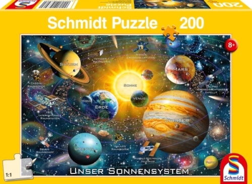 Schmidt Puzzle 56308 Unser Sonnensystem, 200 Teile, ab 8 Jahre