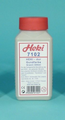 Heki 7102 Heki dur Farbe Granit, 200 ml