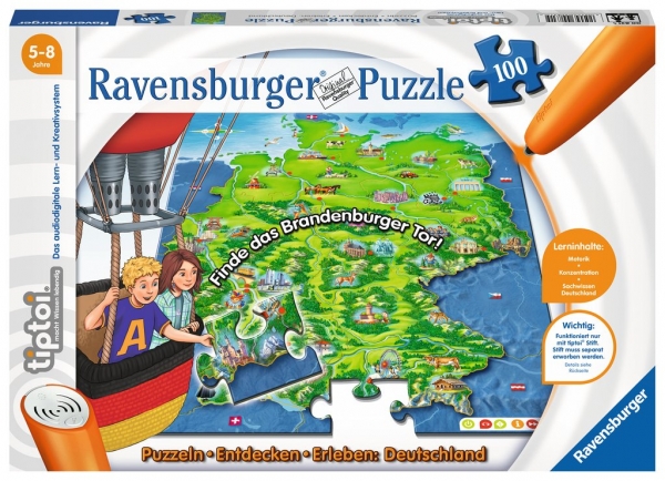 Ravensburger 00831 Puzzlen, Entdecken, Erleben: Deutschland