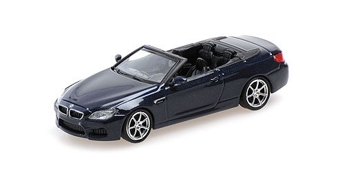 Minichamps 870027330 BMW M6 CABRIO – 2015 – BLUE METALLIC