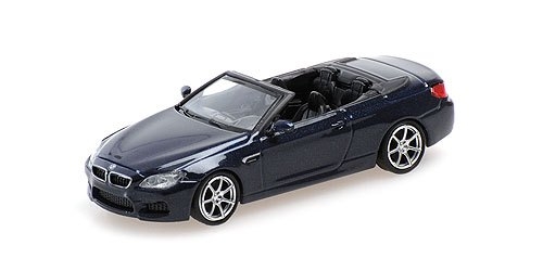 Minichamps 870027330 BMW M6 CABRIO – 2015 – BLUE METALLIC