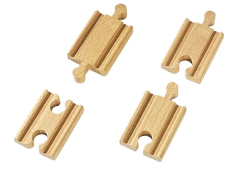 BRIO 63333300 1/4 Gerade Gleise (A2,B2,C2)