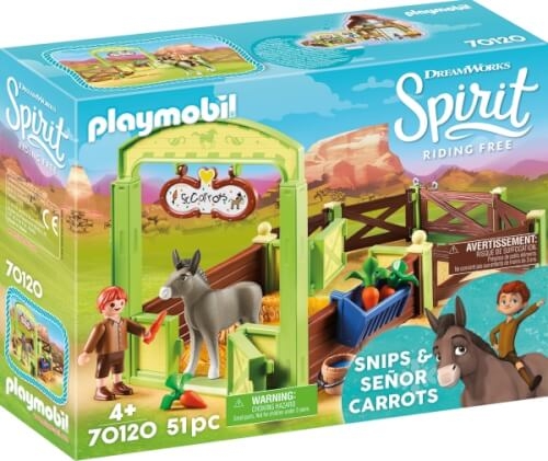 Playmobil 70120 Pferdebox ''Snips & Herr Karotte''