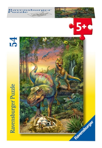 Ravensburger Kinderpuzzle 05667- Dinosaurier - 54 Teile Minipuzzle für Kinder ab 5 Jahren
