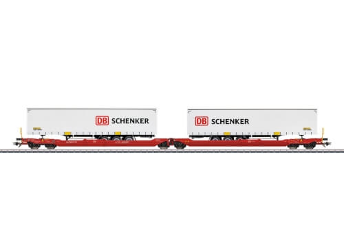 Märklin 47470 - H0 Doppel-Taschenwagen Sdggmrss 738