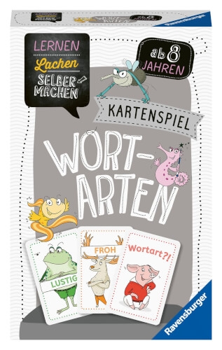 Ravensburger 80353 Lernen Lachen Selbermachen: Kartenspiel Wortarten