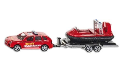 Siku 2549 PKW mit Anhänger und Hovercraft