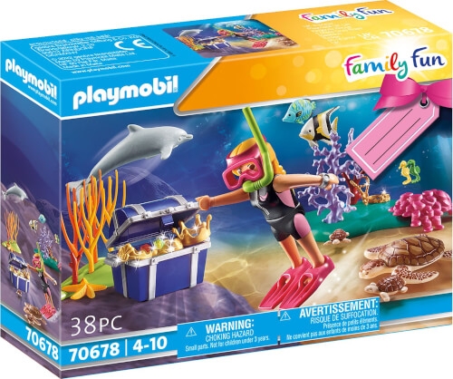 PLAYMOBIL 70678 Geschenkset 'Schatztaucherin'