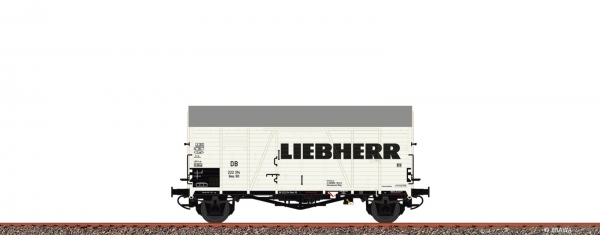 Brawa 47989 Gedeckter Güterwagen Gms30 DB, Epoche III