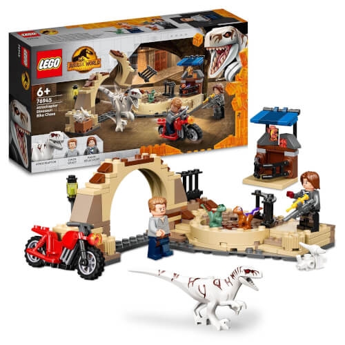 LEGO® Jurassic World 76945 Atrociraptor: Motorradverfolgungsjagd