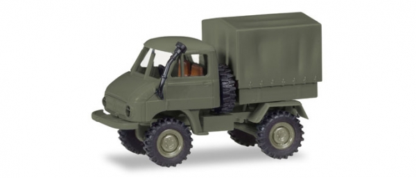 Herpa 746489 Unimog U 411 Pritsche "Luftwaffe der Niederlande"