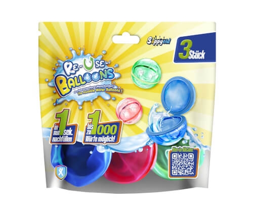 XTREM Toys & Sports 230 XTREM TOYS & SPORTS Re-Use-Balloons, 3er Set