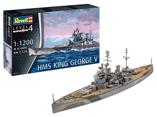 Revell 65161 Model Set HMS King George V 1:1200