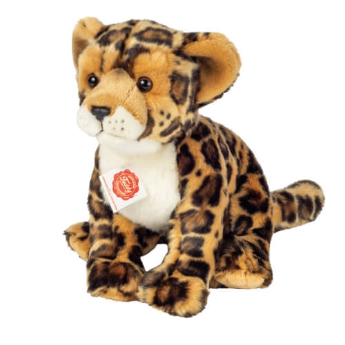 Teddy Hermann 90472 Leopard sitzend, 27 cm