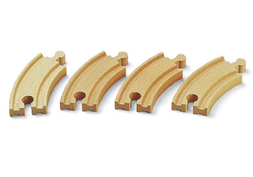 BRIO 63333700 Kurze gebogene Gleise (E1)