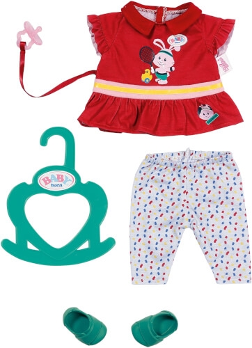 Zapf 831885 BABY born Little Sport Outfit rot 36 cm