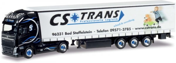 Herpa 931519 VOLVO FH 13 Gardinen-Sattelzug " CS-Trans Bad Staffelstein "