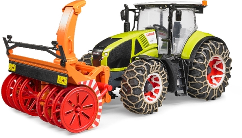 Bruder 3017 Claas Axion 950+Schneeketten und -fräse