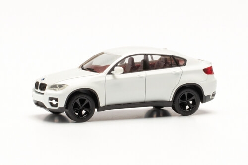 Herpa 024037-003 BMW X6 weiß, Felgen schwarz