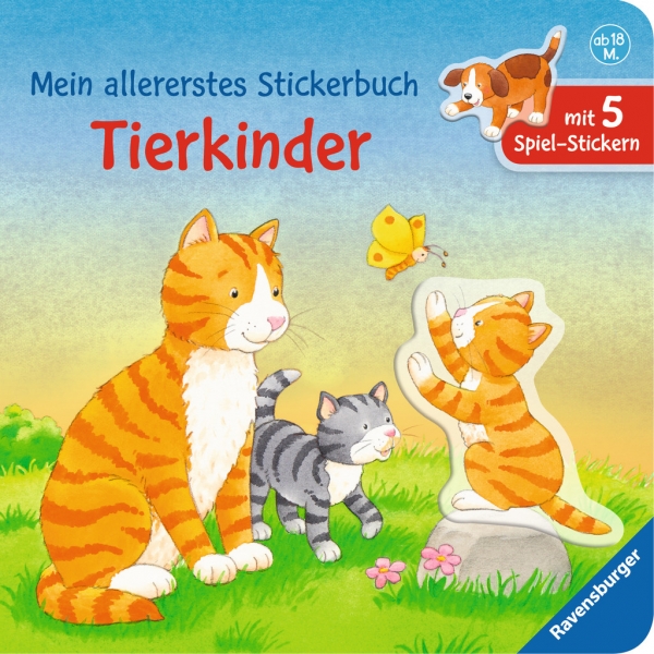 Ravensburger 02651 Mein allererstes Stickerbuch: Tierkinder