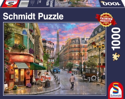 Schmidt Spiele Puzzle Straße zum Eiffelturm 1.000 Teile