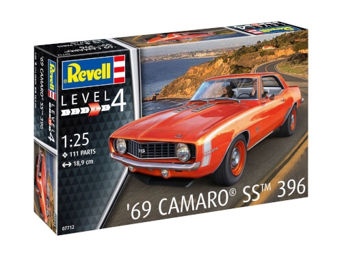 Revell 07712 69 Camaro 396, Revell 0Modellbausatz