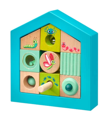 Schmidt Spiele 62087 Entdeckersteine Insektenhotel, 11 Teile