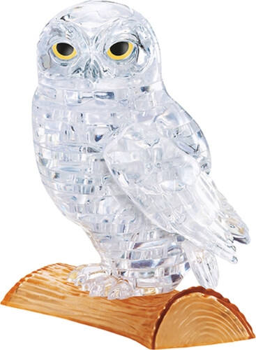 HCM KINZEL 59164 3D Crystal Puzzle - Eule Transparent 42 Teile