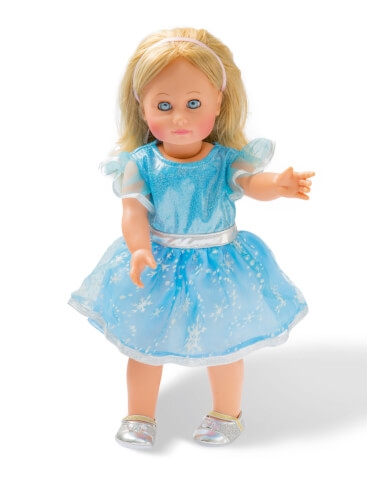 Heless 2720 - Puppen-Kleid Eis-Prinzessin, Größe 35-45 cm