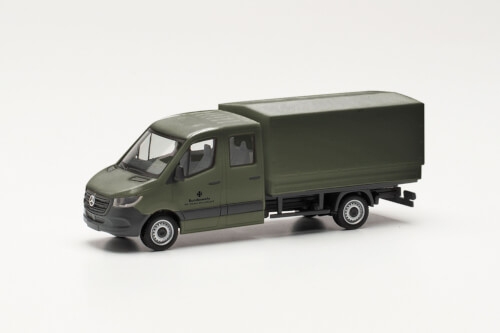 Herpa 700795 MB Sprinter `18 DoKa BW