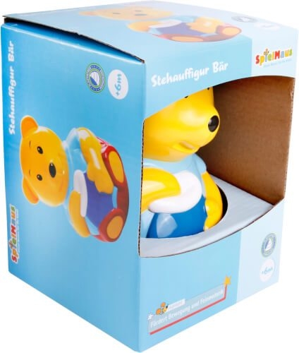 VEDES 40823051 SpielMaus Baby Stehauffigur Bär