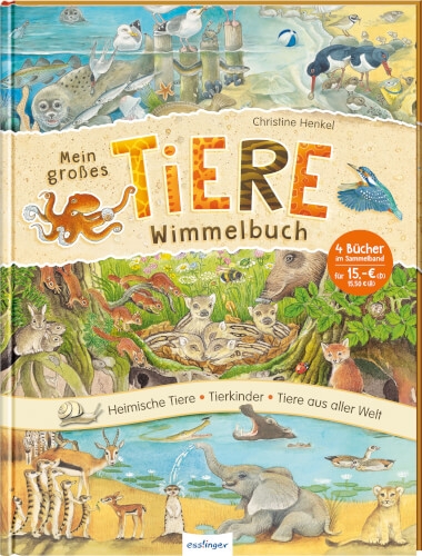 Thienemann - Esslinger 823708 Mein großes Tiere-Wimmelbuch