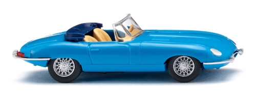 Wiking 81707 Jaguar E-Type Roadster - blau