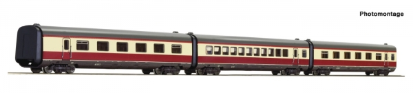 Roco 74079 3-tlg. Set: Ergänzungswagen Alpen-See-Express, DB